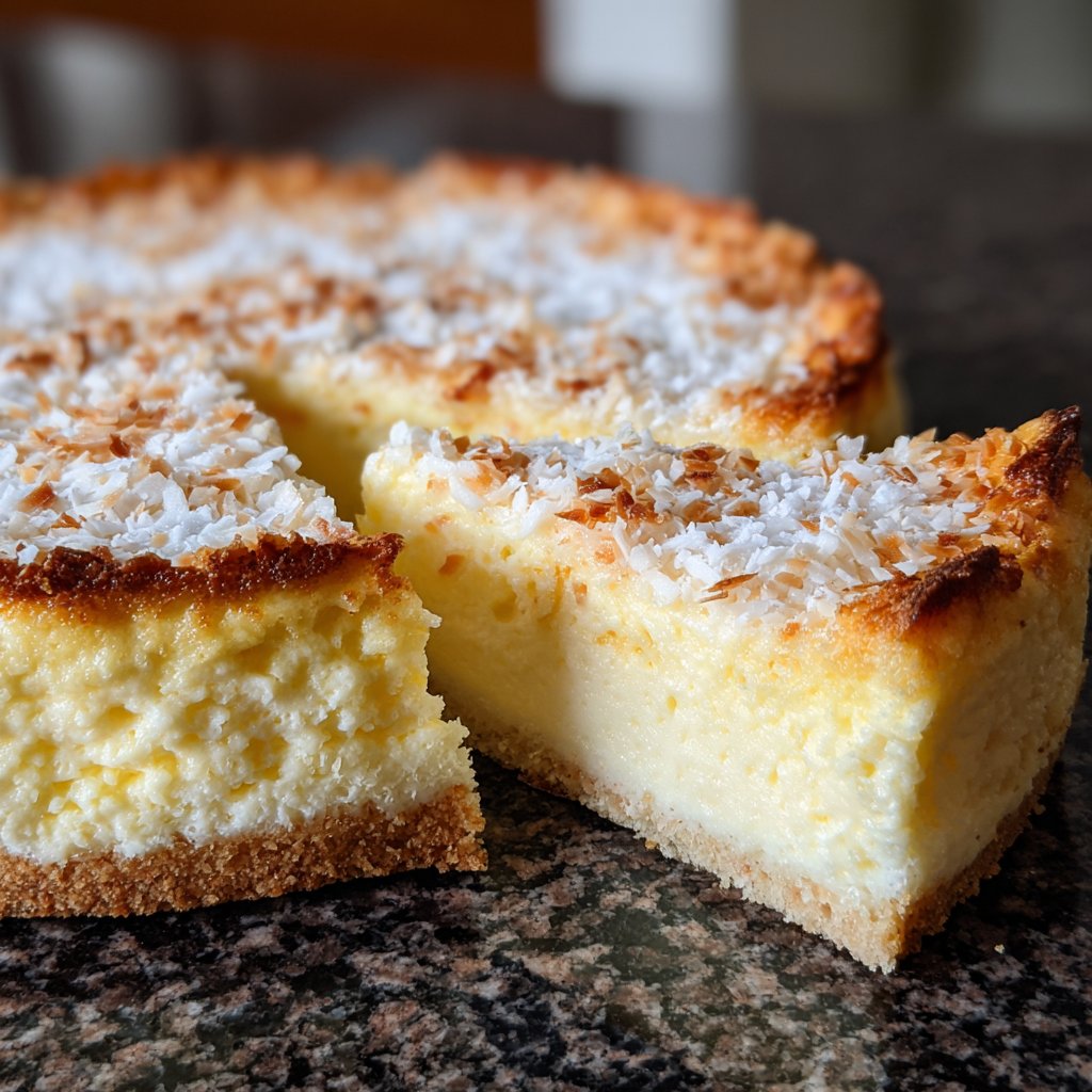 Käsekuchen mit Kokos