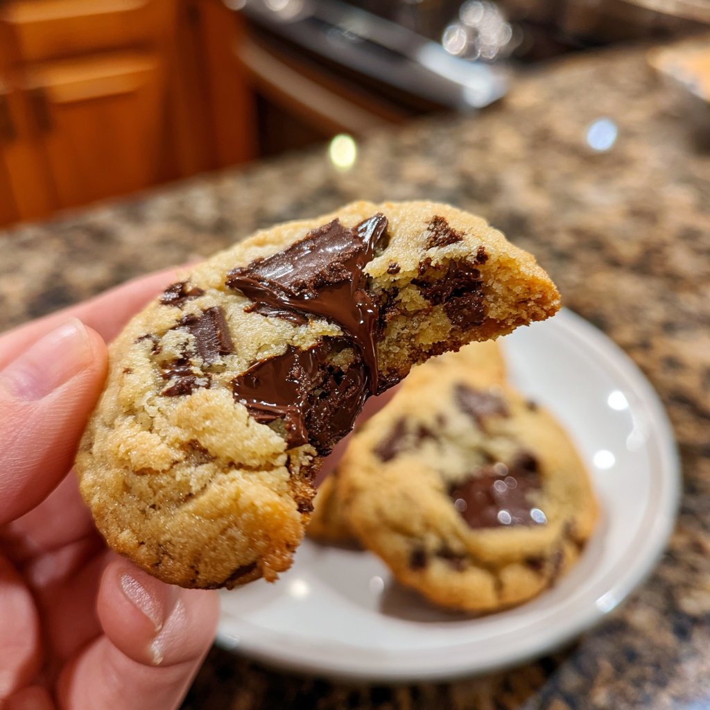 Cookies mit dunkler Schokolade