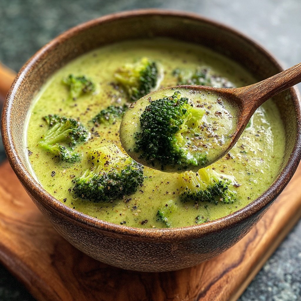 Kalorienarme Suppe Mit Brokkoli