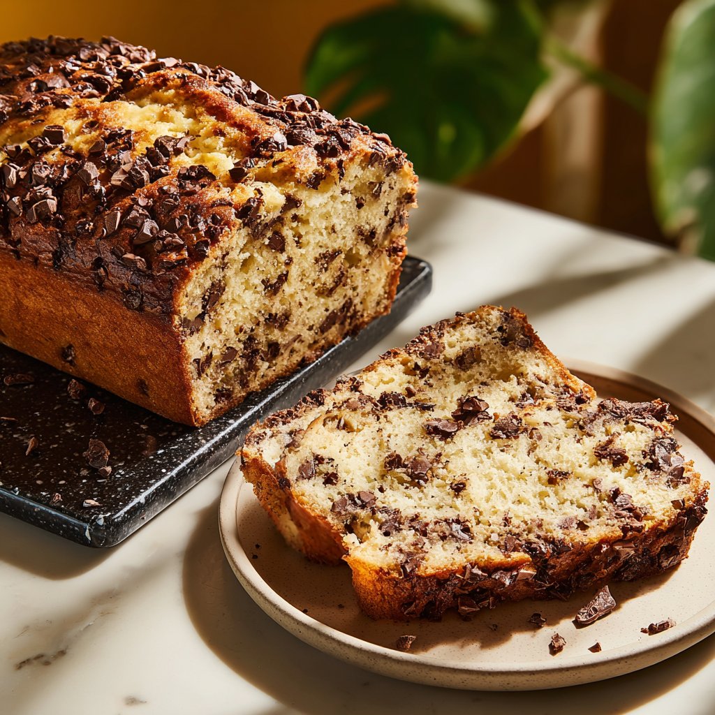 Bananenkuchen mit Schokostückchen