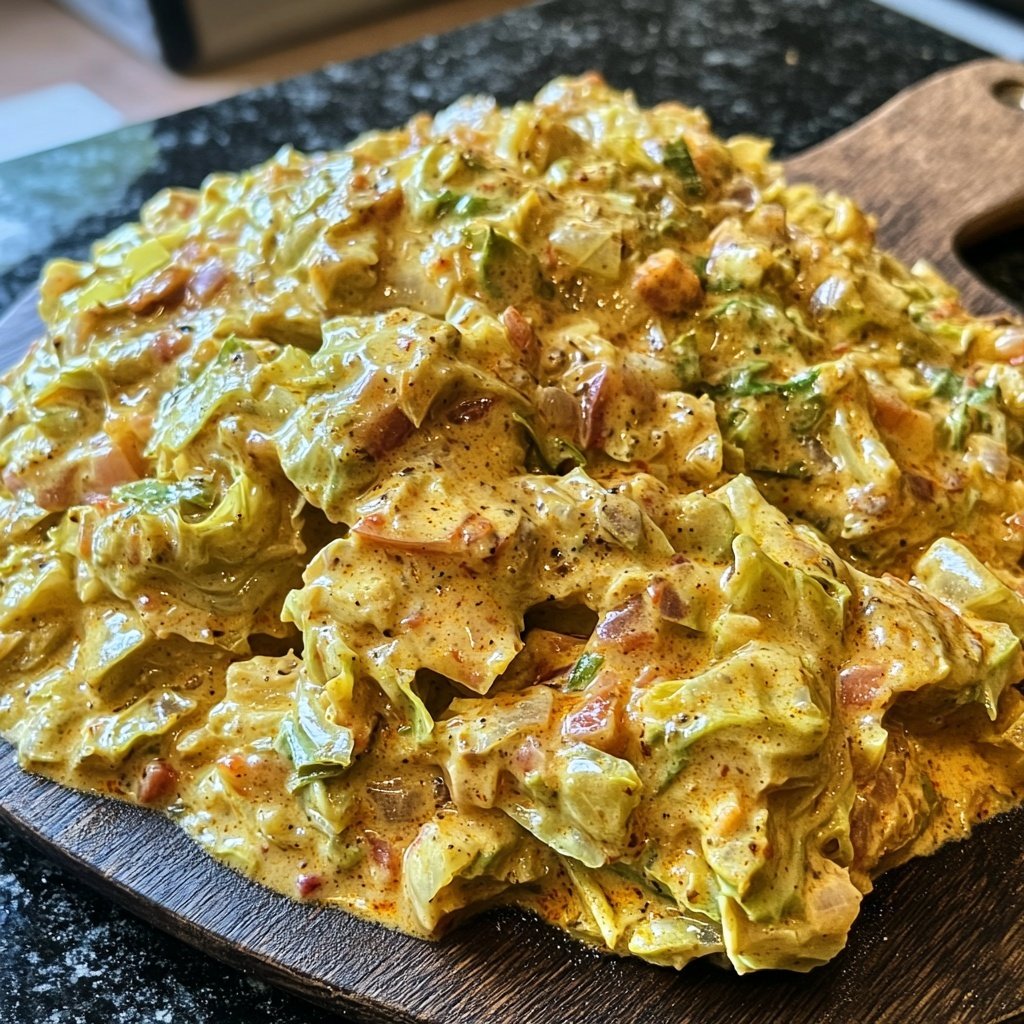 Vegetarisches Curry mit Chinakohl