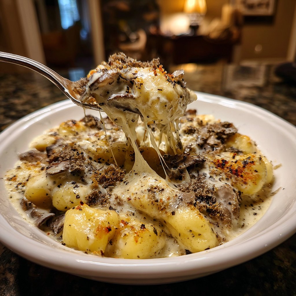 Gnocchi mit Trüffelcreme für Paare