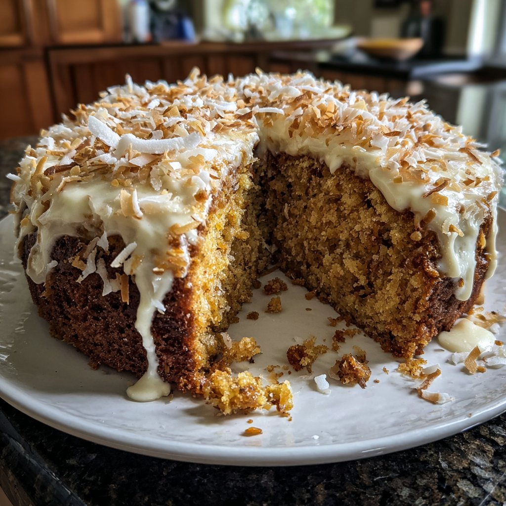 Karottenkuchen Mit Kokos