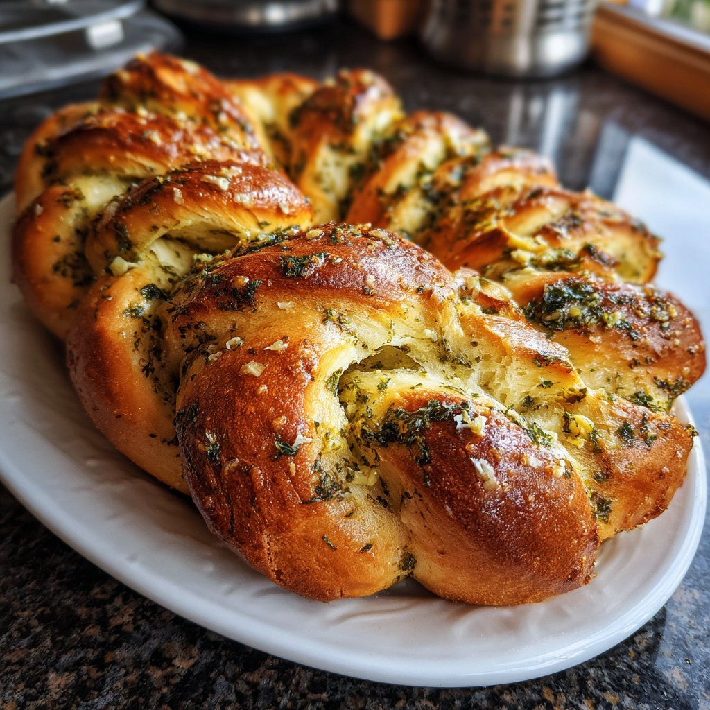 Zupfbrot Mit Kräuterbutter