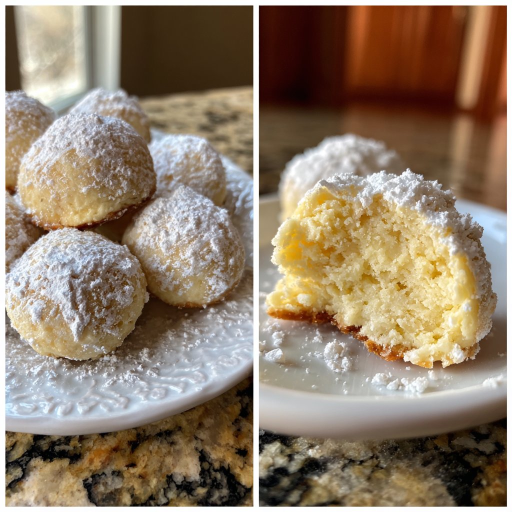 Quarkbällchen klein und rund