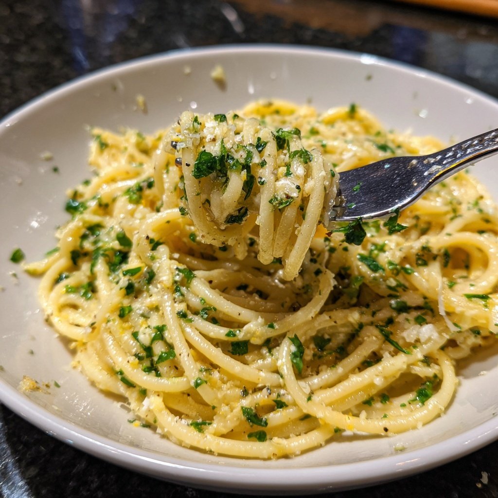 Schnell & Einfach 15-Minuten Knoblauchpasta